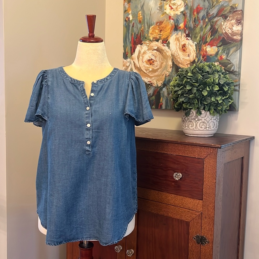 LOFT Denim Top